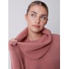 Sweater with Removable Scarf - Cinnamon Sweater with Removable Scarf - Cinnamon