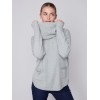 Sweater with Removable Scarf - Spruce Sweater with Removable Scarf - Spruce