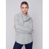 Sweater with Removable Scarf - Spruce Sweater with Removable Scarf - Spruce