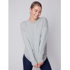 Sweater with Removable Scarf - Spruce Sweater with Removable Scarf - Spruce