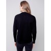 Sweater with Removable Scarf - Black Sweater with Removable Scarf - Black