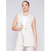 Tailored Blazer Vest - Beige Tailored Blazer Vest - Beige