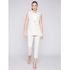 Tailored Blazer Vest - Beige Tailored Blazer Vest - Beige