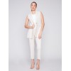 Tailored Blazer Vest - Beige Tailored Blazer Vest - Beige