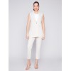 Tailored Blazer Vest - Beige Tailored Blazer Vest - Beige