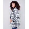 Tailored Plaid Blazer - Black & Cream Tailored Plaid Blazer - Black & Cream