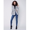 Tailored Plaid Blazer - Black & Cream Tailored Plaid Blazer - Black & Cream