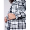 Tailored Plaid Blazer - Black & Cream Tailored Plaid Blazer - Black & Cream