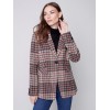 Tailored Plaid Blazer - Truffle Tailored Plaid Blazer - Truffle