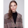 Tailored Plaid Blazer - Truffle Tailored Plaid Blazer - Truffle