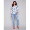 Tie Dye V-Neck Knit Top - Indigo Tie Dye V-Neck Knit Top - Indigo