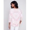 Tie Dye V-Neck Knit Top - Dusty Rose Tie Dye V-Neck Knit Top - Dusty Rose