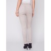 Twill Pants with Zipper Pocket Detail - Almond Twill Pants with Zipper Pocket Detail - Almond