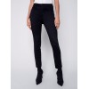 Twill Pants with Zipper Pocket Detail - Black Twill Pants with Zipper Pocket Detail - Black