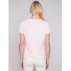 V-Neck Linen T-Shirt - Lotus V-Neck Linen T-Shirt - Lotus