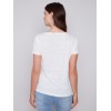 V-Neck Linen T-Shirt - Natural V-Neck Linen T-Shirt - Natural