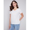 V-Neck Linen T-Shirt - Natural V-Neck Linen T-Shirt - Natural