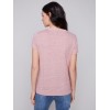 V-Neck Linen T-Shirt - Dusty Rose V-Neck Linen T-Shirt - Dusty Rose
