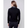 Vintage Faux Leather and Rib Knit Perfecto Jacket - Black Vintage Faux Leather and Rib Knit Perfecto Jacket - Black