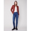 Vintage Faux Leather Perfecto Jacket - Cinnamon Vintage Faux Leather Perfecto Jacket - Cinnamon