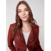 Vintage Faux Leather Perfecto Jacket - Cinnamon Vintage Faux Leather Perfecto Jacket - Cinnamon
