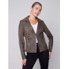 Vintage Faux Leather Perfecto Jacket - Spruce Vintage Faux Leather Perfecto Jacket - Spruce