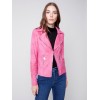 Vintage Faux Leather Perfecto Jacket - Orchid Vintage Faux Leather Perfecto Jacket - Orchid