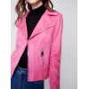 Vintage Faux Leather Perfecto Jacket - Orchid Vintage Faux Leather Perfecto Jacket - Orchid