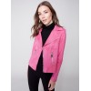 Vintage Faux Leather Perfecto Jacket - Orchid Vintage Faux Leather Perfecto Jacket - Orchid
