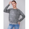 Washed-Out Color Effect Sweater - Spruce Washed-Out Color Effect Sweater - Spruce