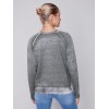 Washed-Out Color Effect Sweater - Spruce Washed-Out Color Effect Sweater - Spruce