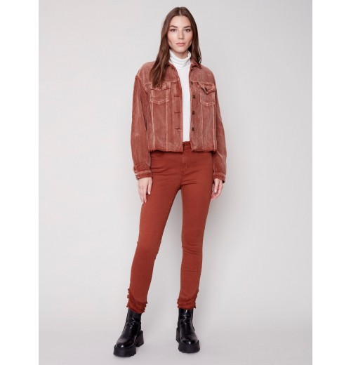 Washed-Out Corduroy Jacket - Cinnamon Washed-Out Corduroy Jacket - Cinnamon