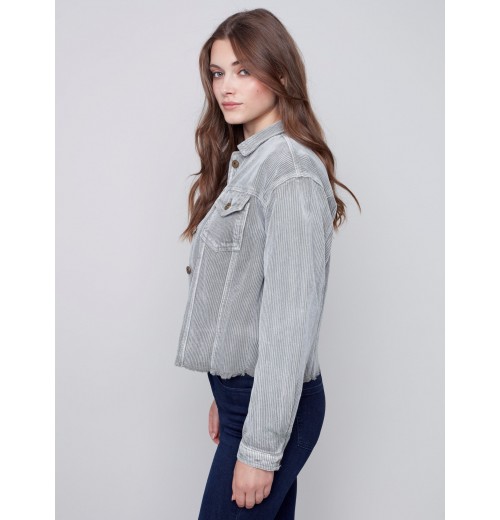 Washed-Out Corduroy Jacket - Spruce Washed-Out Corduroy Jacket - Spruce
