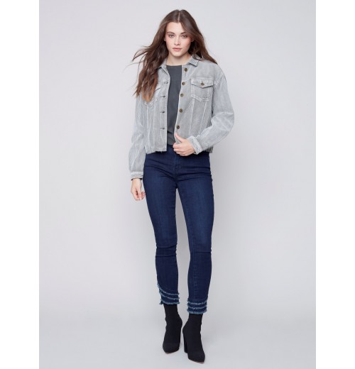 Washed-Out Corduroy Jacket - Spruce Washed-Out Corduroy Jacket - Spruce
