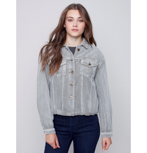 Washed-Out Corduroy Jacket - Spruce Washed-Out Corduroy Jacket - Spruce