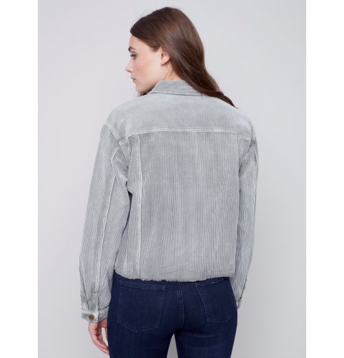 Washed-Out Corduroy Jacket - Spruce Washed-Out Corduroy Jacket - Spruce