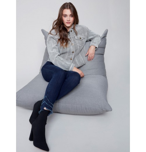Washed-Out Corduroy Jacket - Spruce Washed-Out Corduroy Jacket - Spruce