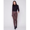 Wax Twill Pull-On Pants - Chocolate Wax Twill Pull-On Pants - Chocolate