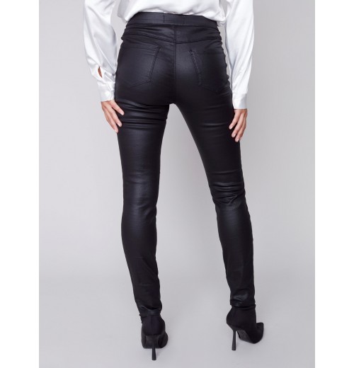 Wax Twill Pull-On Pants - Black Wax Twill Pull-On Pants - Black