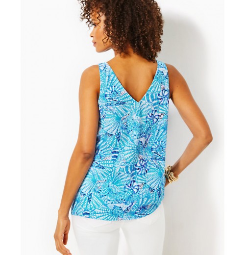 Florin Sleeveless Linen Top Florin Sleeveless Linen Top