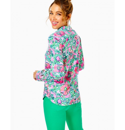 UPF 50+ ChillyLilly Marlena Button Down Top UPF 50+ ChillyLilly Marlena Button Down Top
