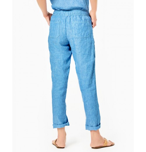 31" Taron Mid-Rise Linen Pant 31" Taron Mid-Rise Linen Pant