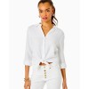 Geanie Button Down Top Geanie Button Down Top