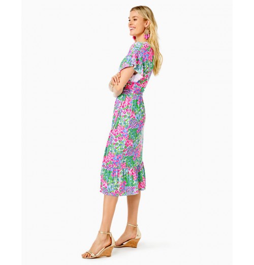 Juliet Ruffle Midi Dress Juliet Ruffle Midi Dress