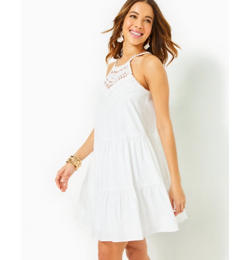 Britt Cotton Halter Dress Britt Cotton Halter Dress