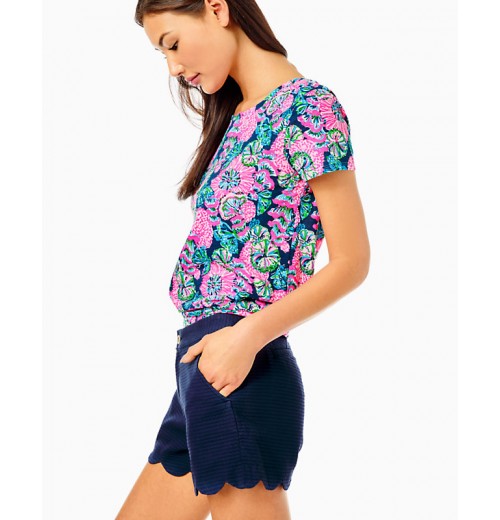 5" Buttercup Scallop Hem Short 5" Buttercup Scallop Hem Short