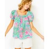 Keating Short Sleeve Linen Top Keating Short Sleeve Linen Top