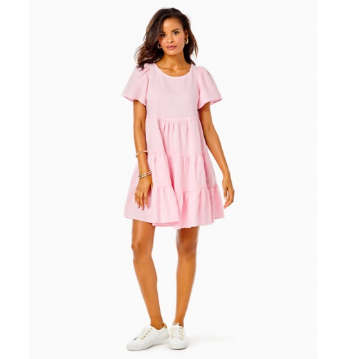 Jocelyn Short Sleeve Linen Dress Jocelyn Short Sleeve Linen Dress