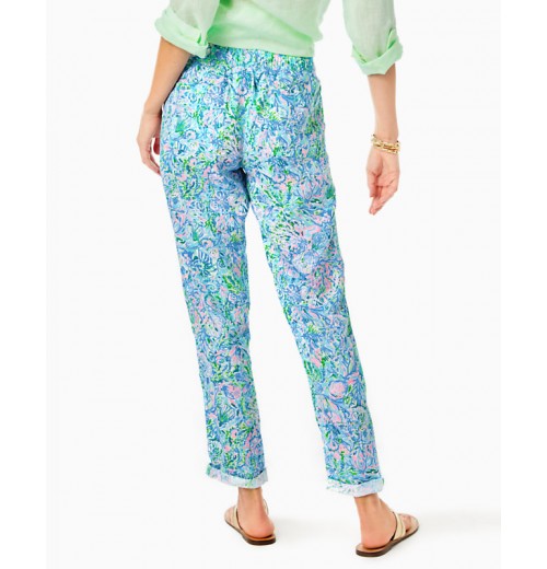 31" Taron Mid-Rise Linen Pant 31" Taron Mid-Rise Linen Pant