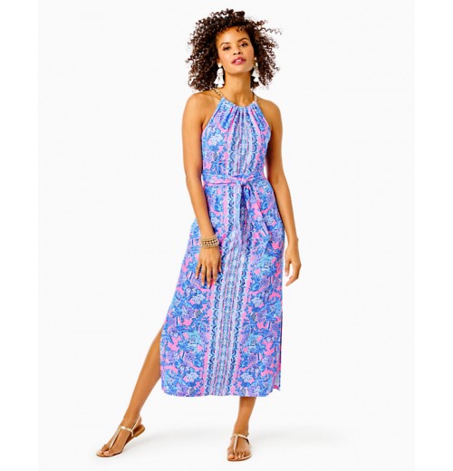 Bingham Halter Midi Dress Bingham Halter Midi Dress